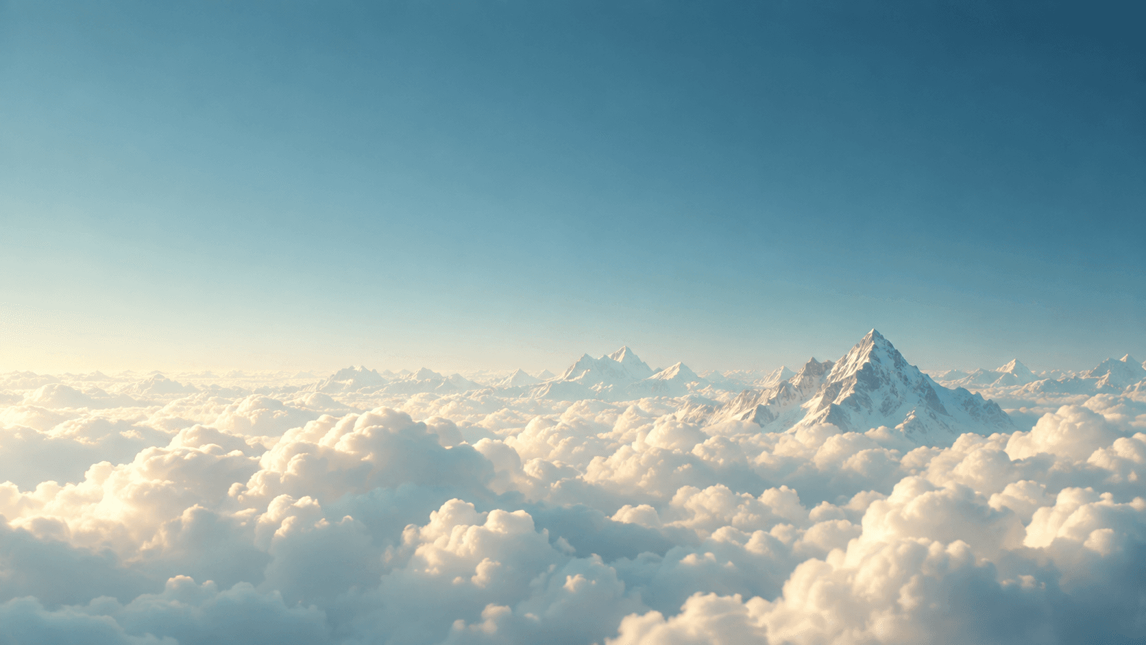 Image de démonstration : mer de nuages