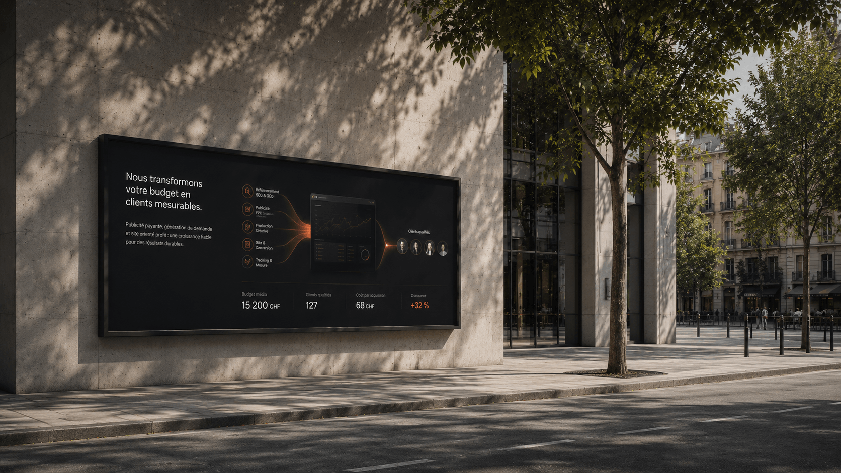 Campagne d’acquisition Contrast en production