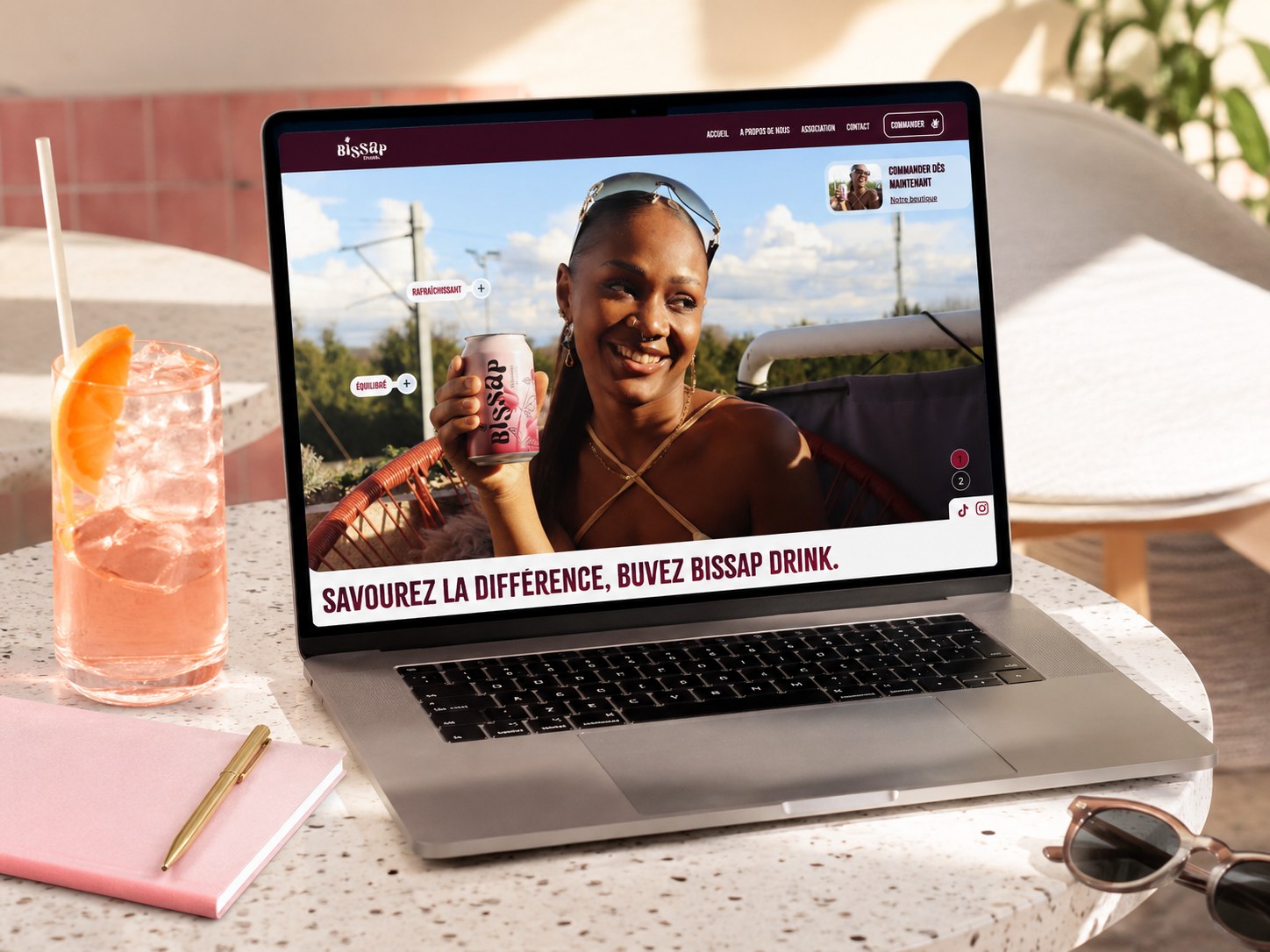 Bissap Drink · Positionnement & identité de marque