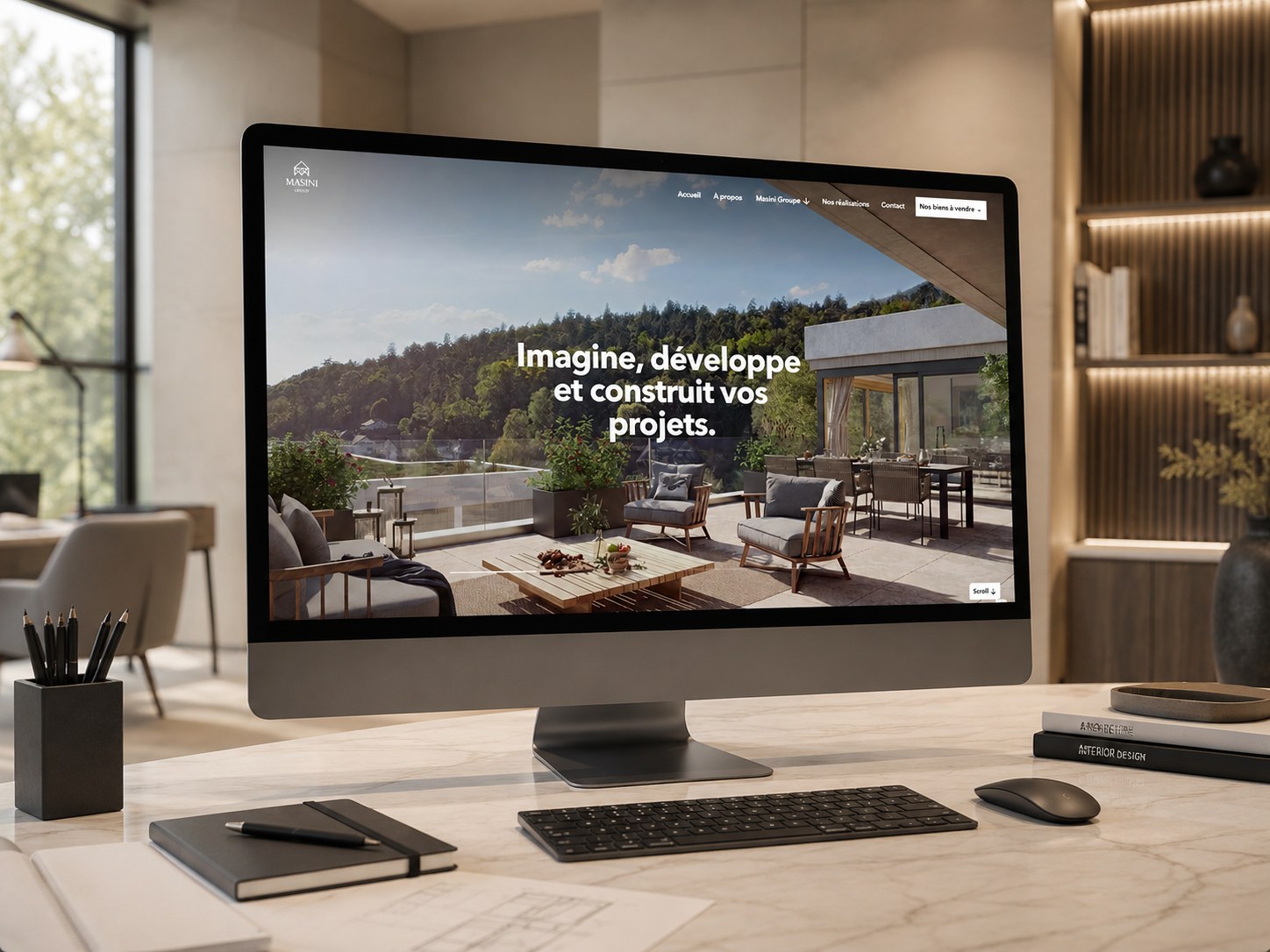 Masini Groupe · Website