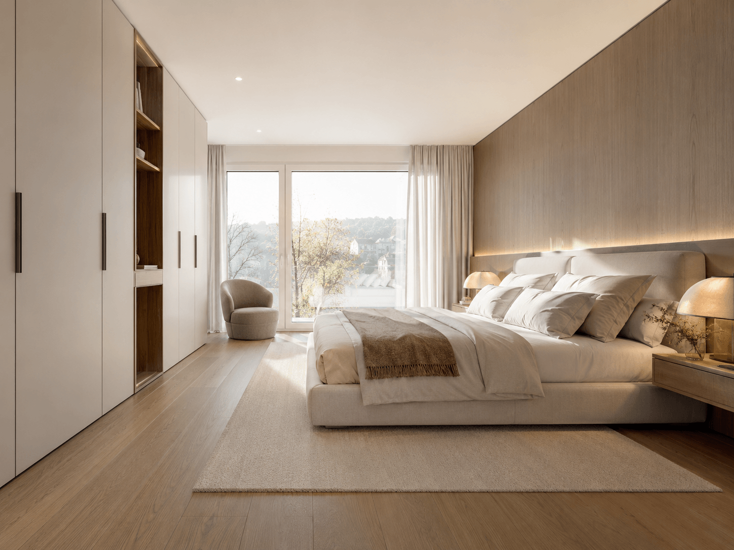 An interior presented to help buyers picture themselves there