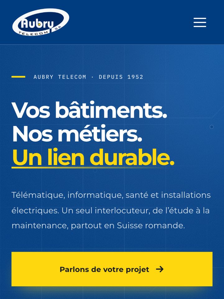 Aubry Telecom · Webdesign (1)