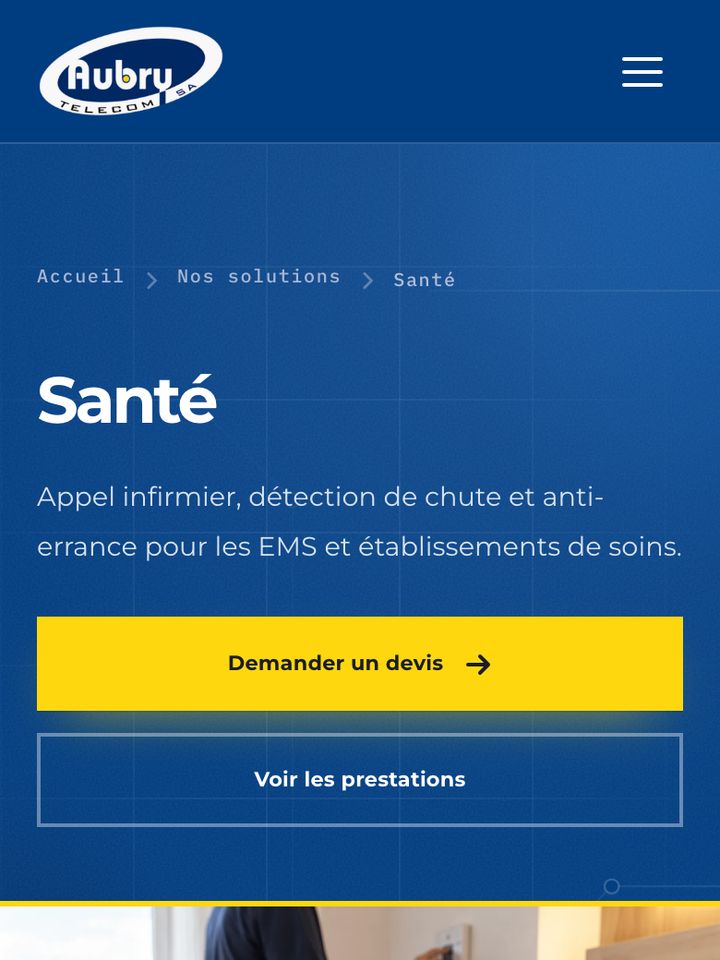 Aubry Telecom · Webdesign (2)