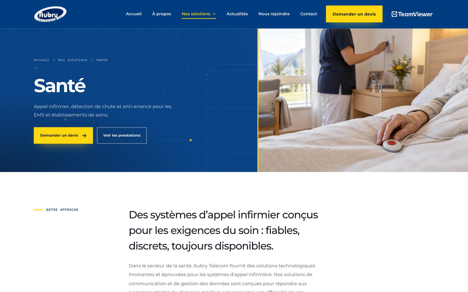 Aubry Telecom · production 1
