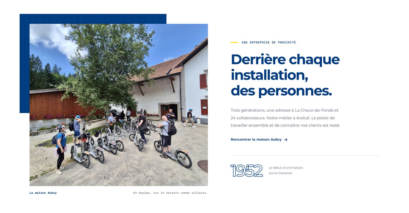 Aubry Telecom · production 2